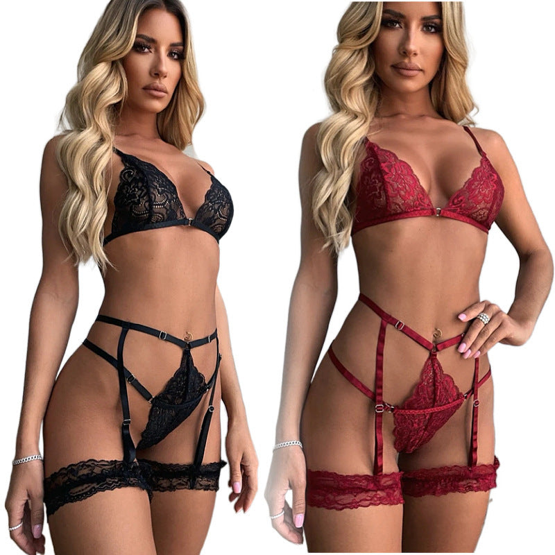 Lingerie Sexy Européenne & Américaine Croix en Dentelle