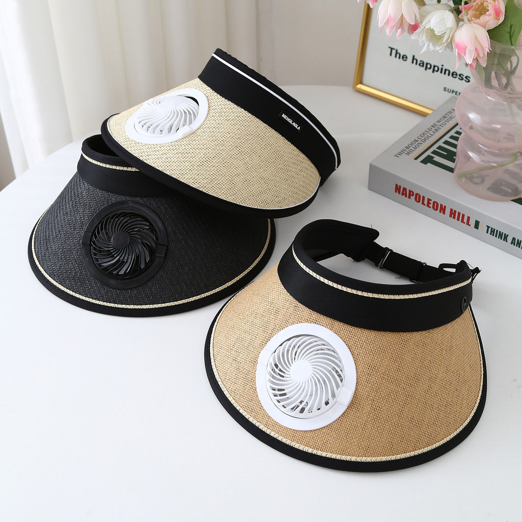 Casquette Femme à Ventilateur USB – Légère et Respirante