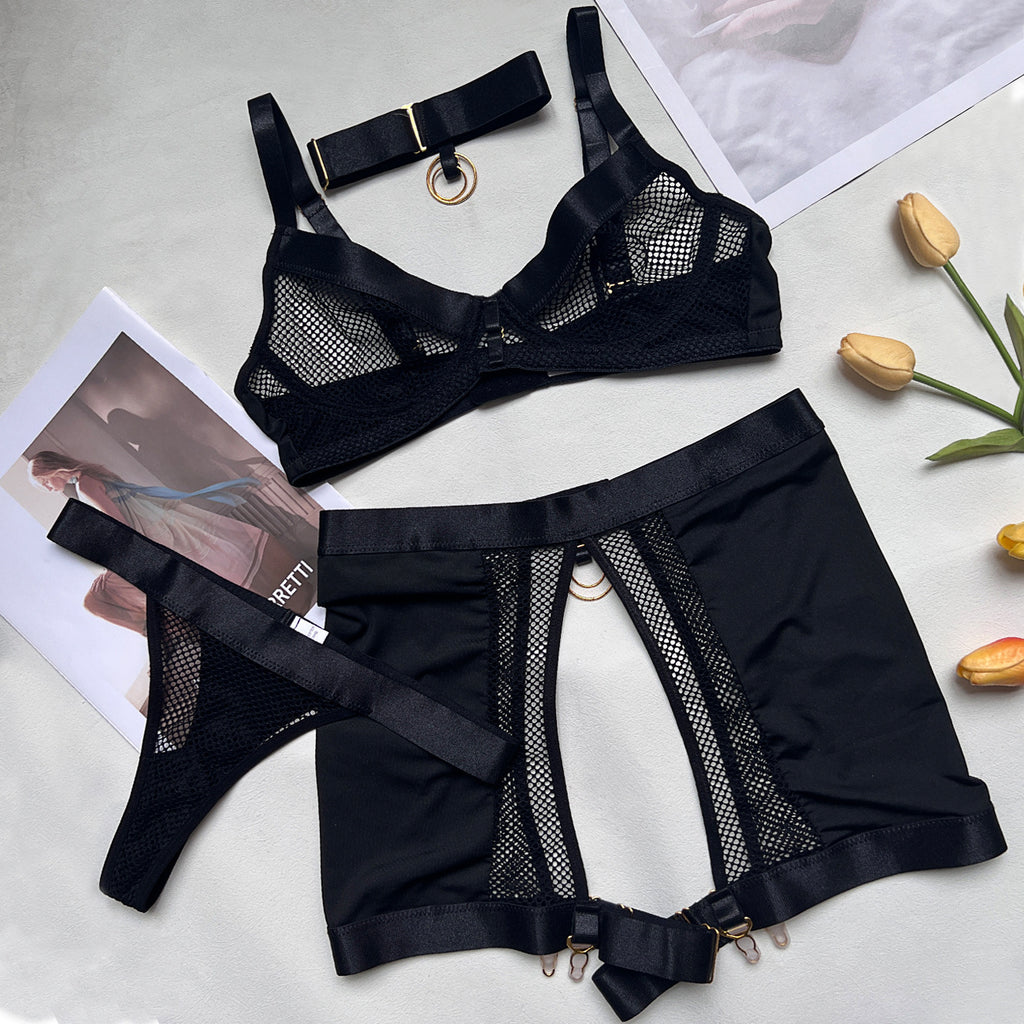 Euro-American Sexy Metal Lingerie