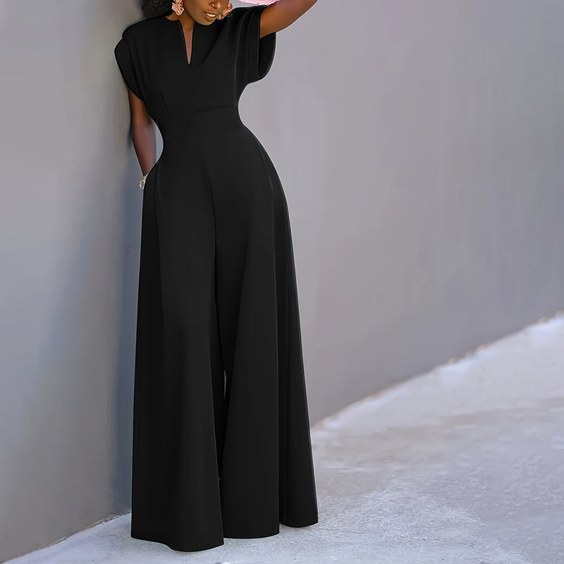 Combinaison Large Col V Été Femme