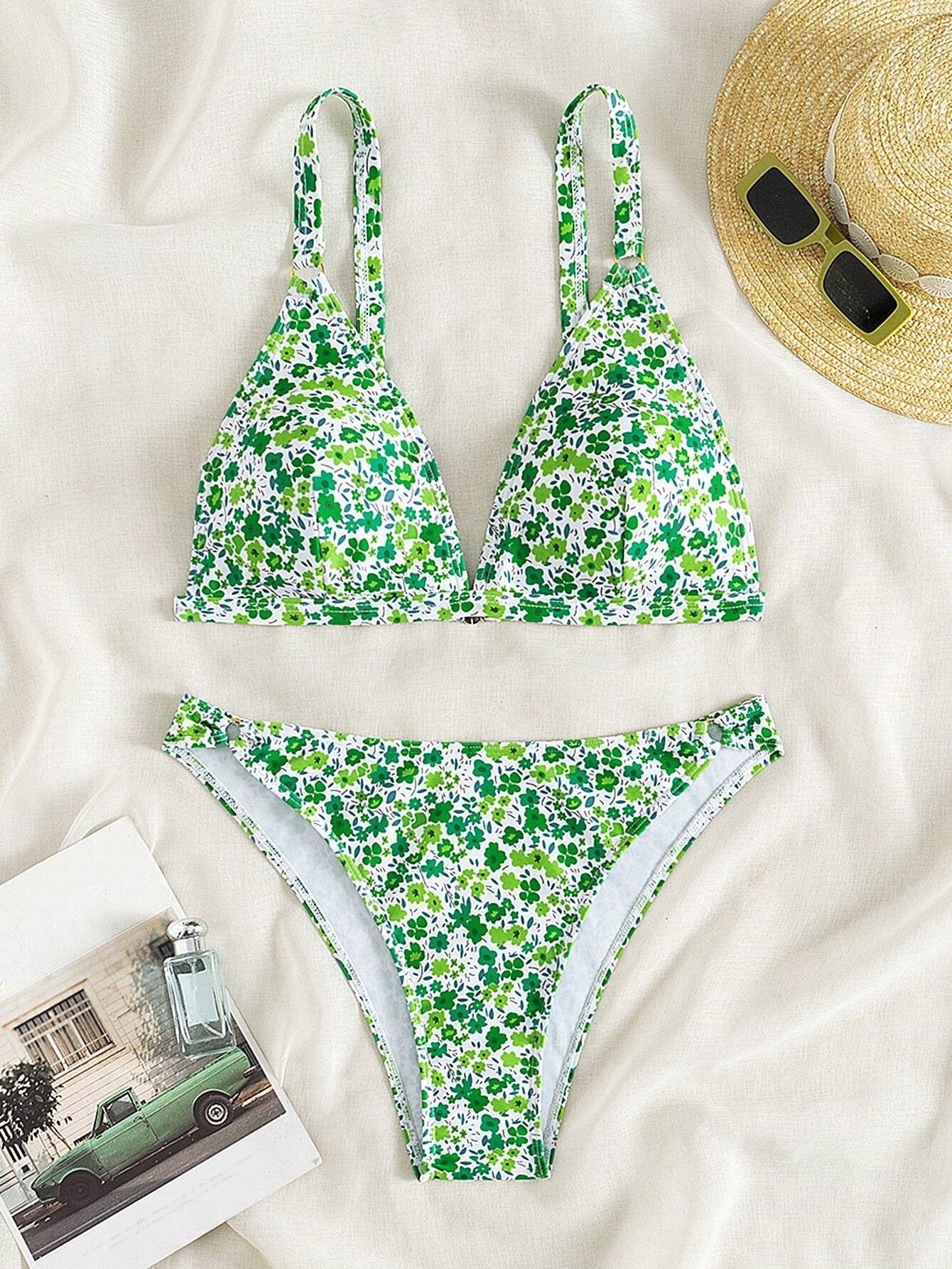 Seaside Beach Sexy Bikini Split Swimsuit