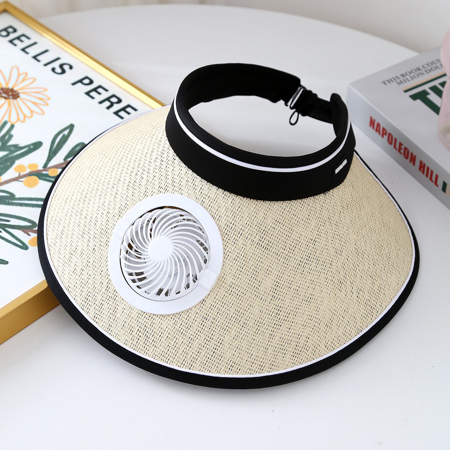 Casquette Femme à Ventilateur USB – Légère et Respirante