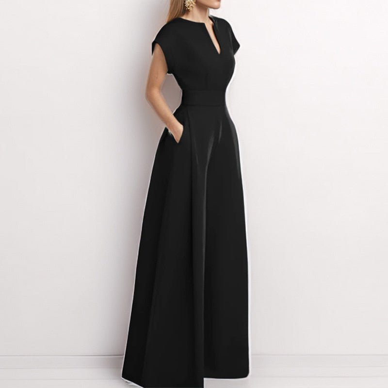 Combinaison Large Col V Été Femme