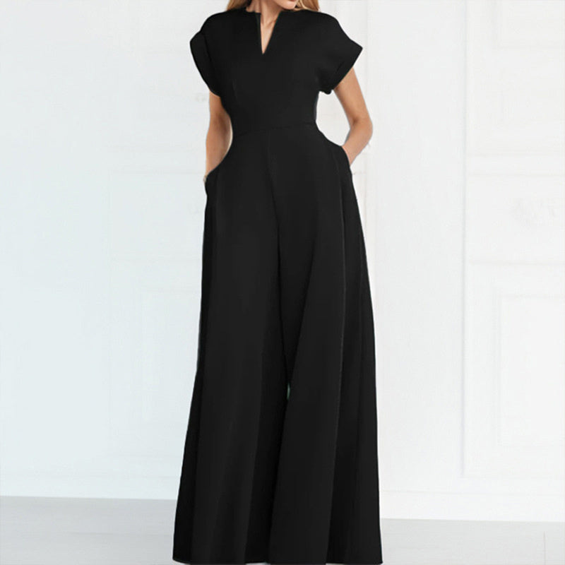Combinaison Large Col V Été Femme