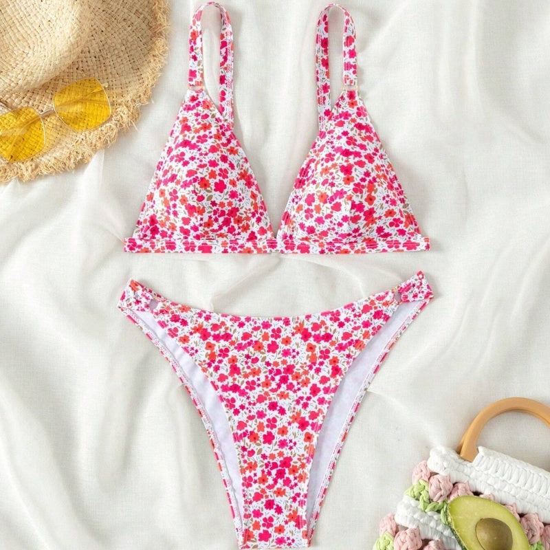 Seaside Beach Sexy Bikini Split Swimsuit