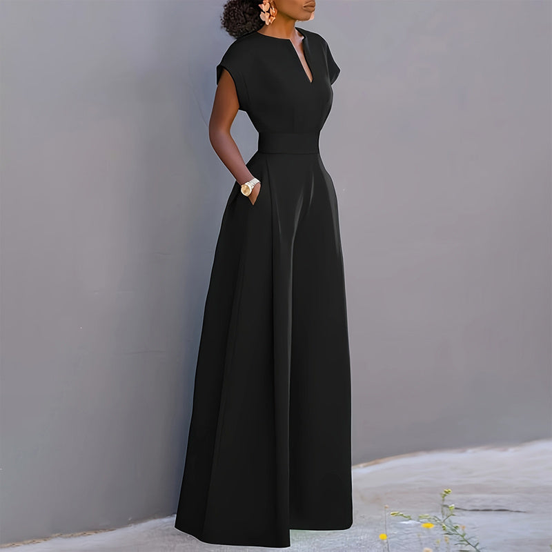 Combinaison Large Col V Été Femme