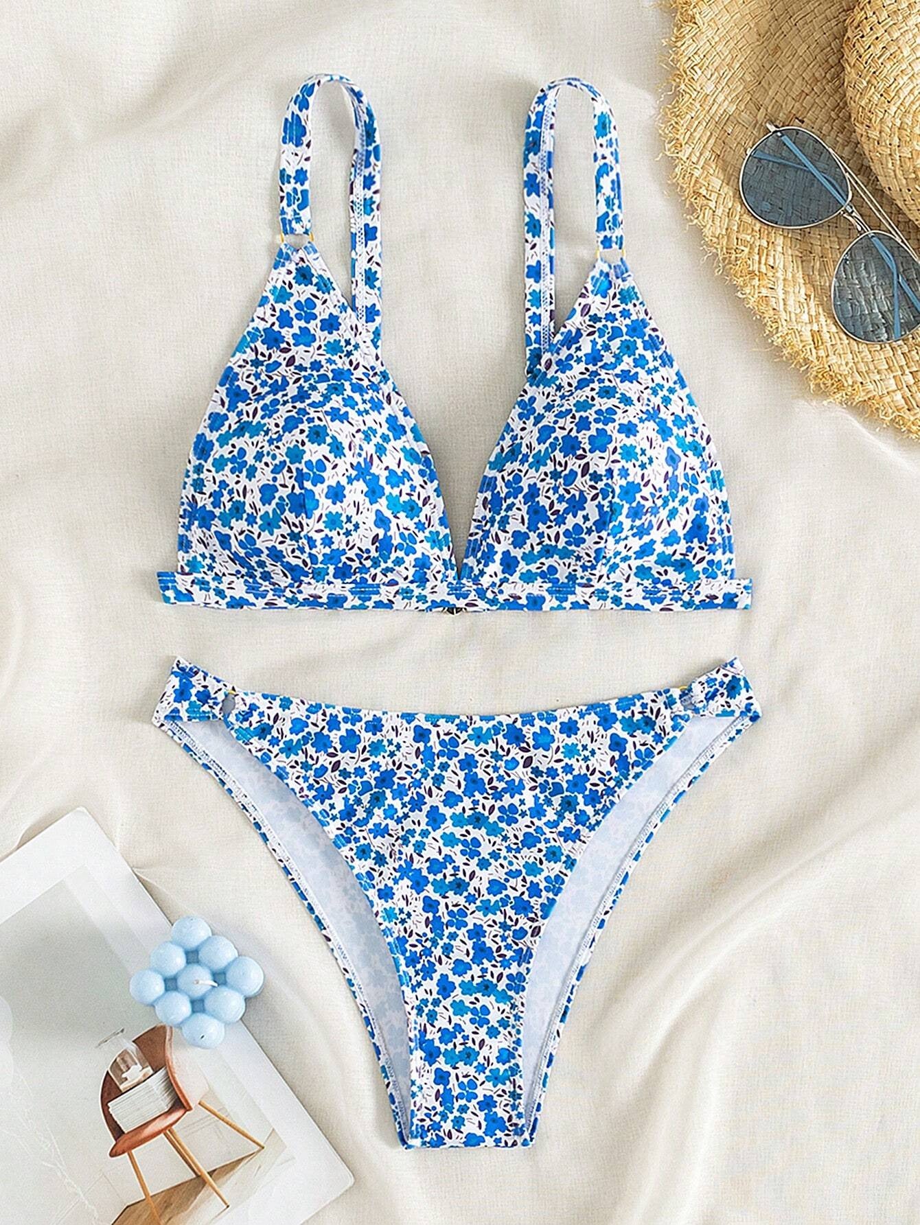 Seaside Beach Sexy Bikini Split Swimsuit