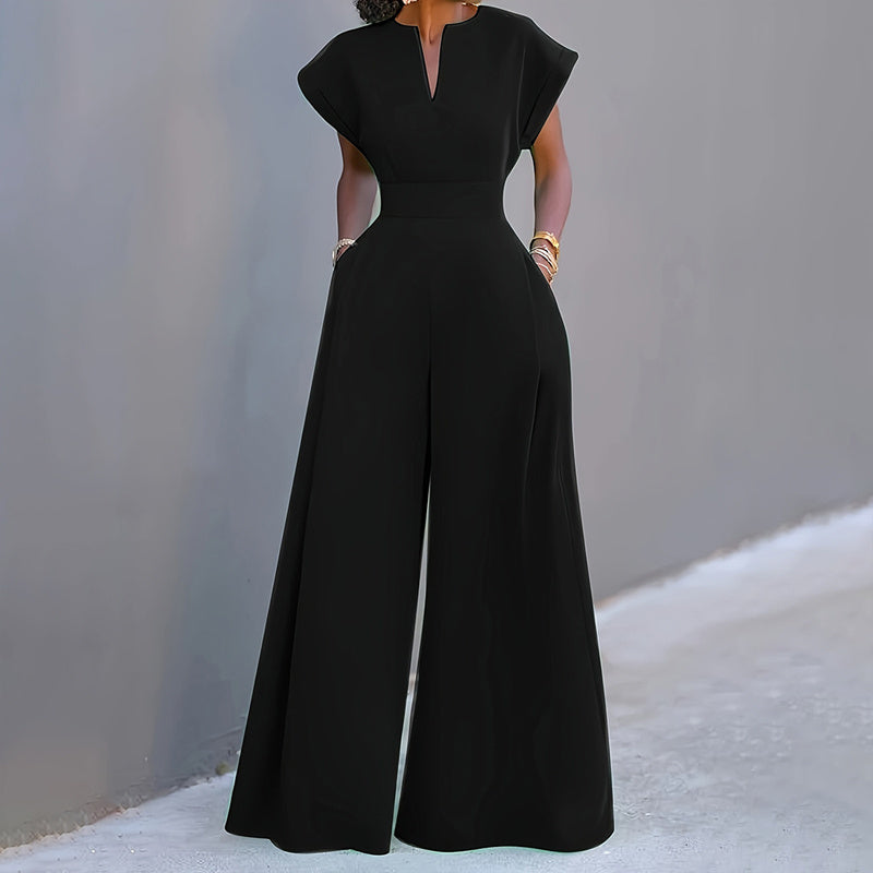 Combinaison Large Col V Été Femme